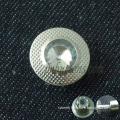 silver metal buttons with crystal, fashion buttons for shirt